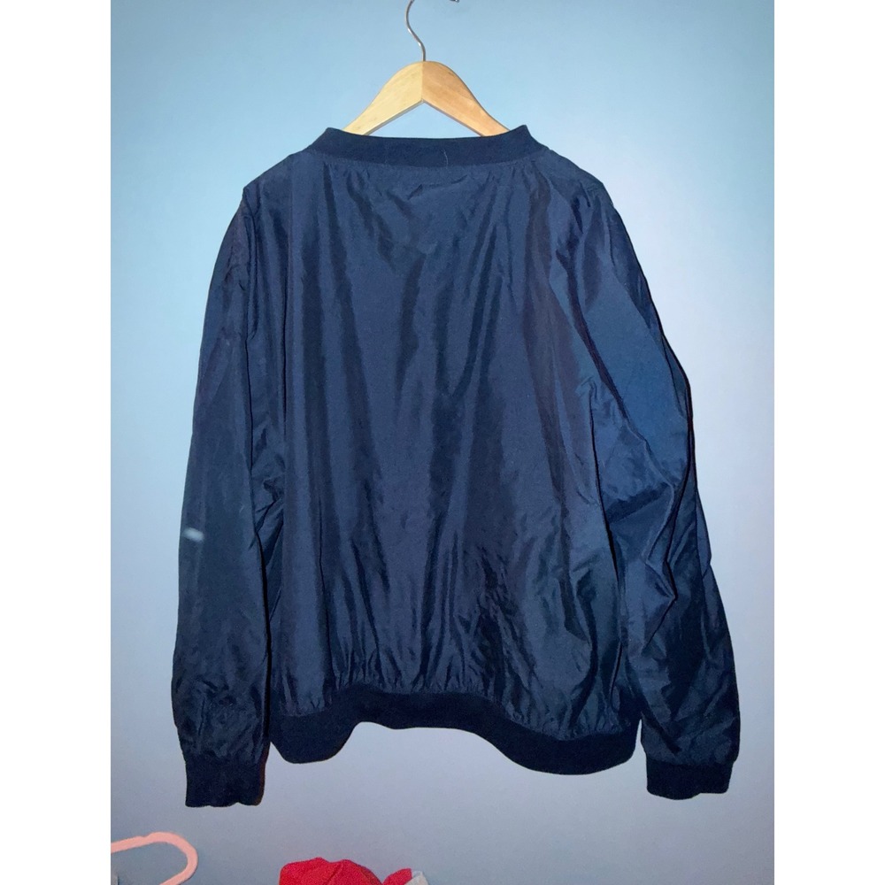 Vintage Cross Creek Super Bowl XXXV 2001 Tampa Navy Blue Windbreaker XXL - Picture 4 of 5